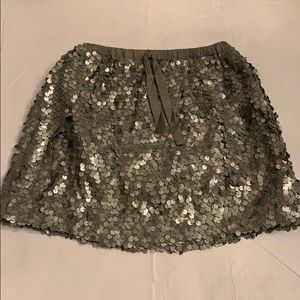 Crew Cuts gray Sequin Skirt. Size 4/5